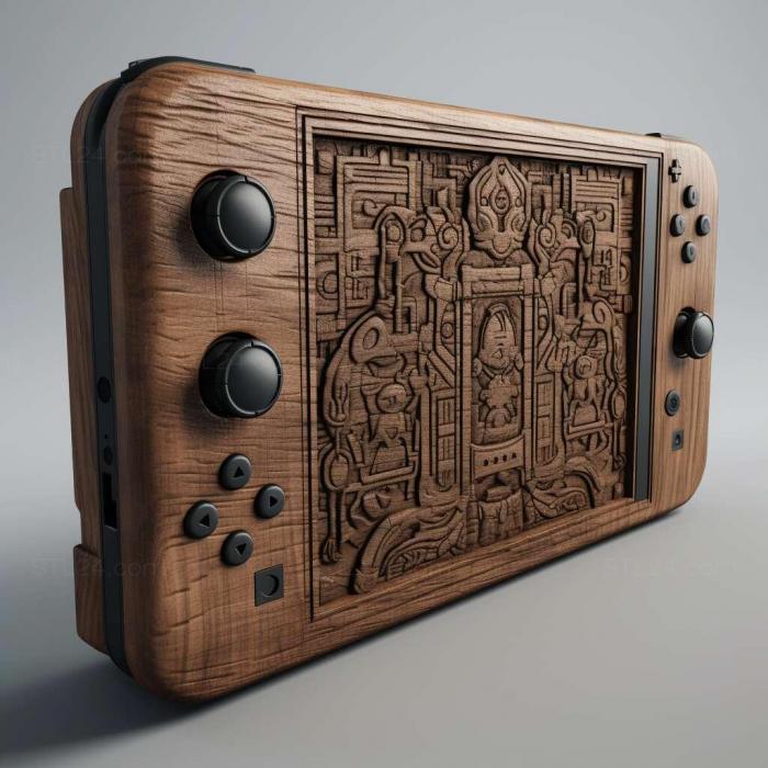 Games (nintendo switch 4, GAMES_30784) 3D models for cnc